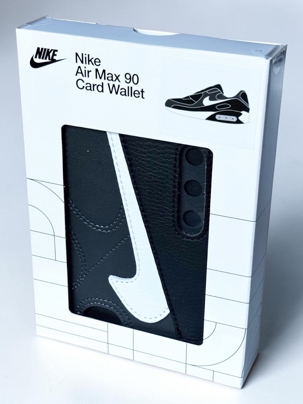 Nike Icon Air Max 90 Card faux leather Wallet unisex NWT with sealed box